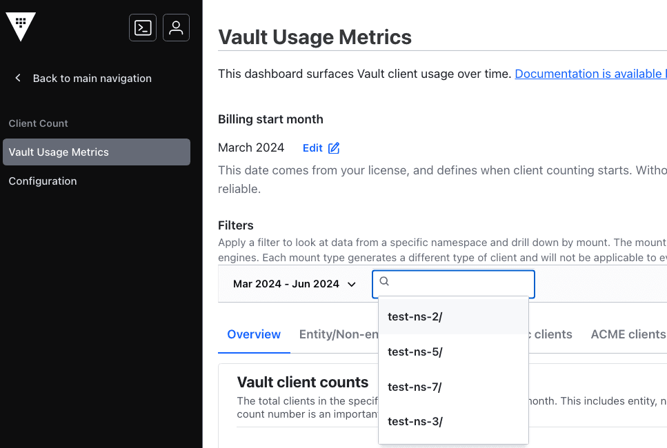 Metrics UI